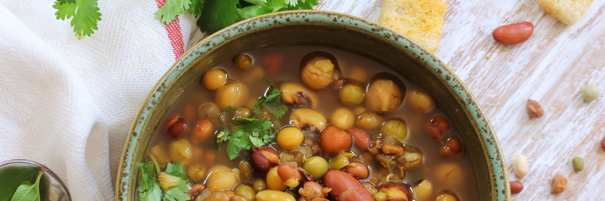 Fiber-rich Mixed Bean Soup