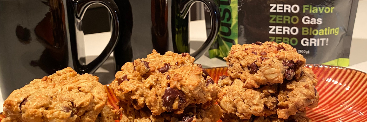 Homemade fiber-rich cookies made with just better prebiotic fiber
