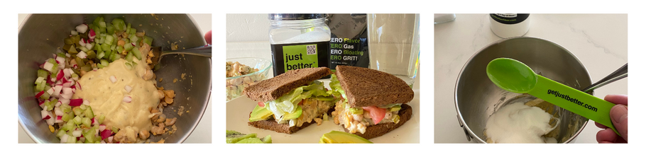 just better.® Recipe of the Week: Chickpea Salad Sandwich on Rye