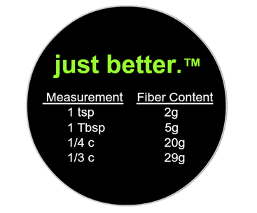 just better.® NUTRITION FACTS