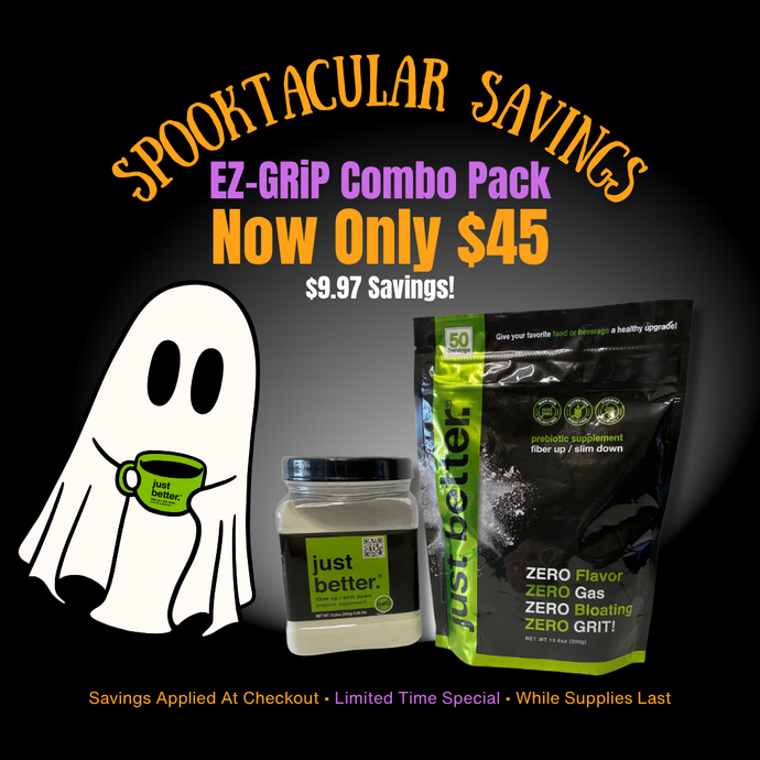 COMBO just better.® Fiber Collection: 300g EZ Grip Recyclable Container + 300g Refill Pouch