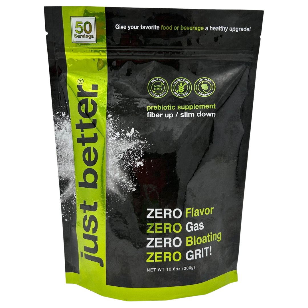 50 Serving Pouch (300g) of just better.® prebiotic fiber