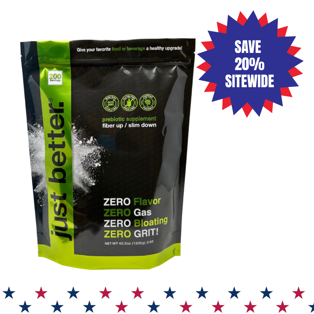 200 Serving Pouch (1200g) of just better.® prebiotic fiber