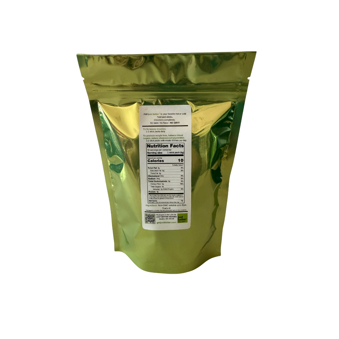 Fibermaxxing Starter Pack of just better.® prebiotic fiber