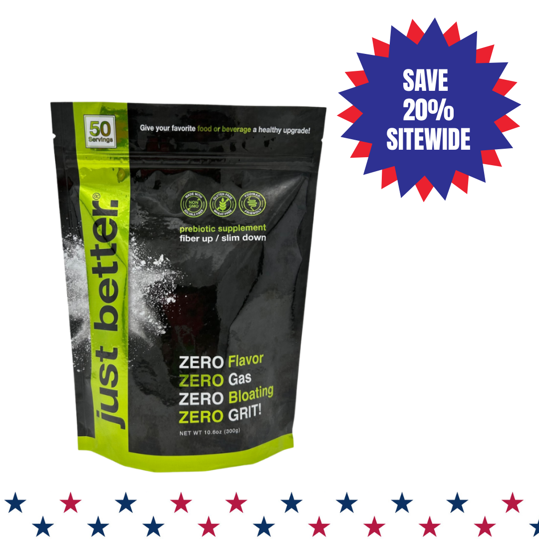 50 Serving Pouch (300g) of just better.® prebiotic fiber