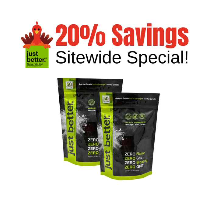 2 pack - 300g Pouch - just better.® prebiotic supplement (About 50 servings per pouch) Bundle Up & SAVE 5%!