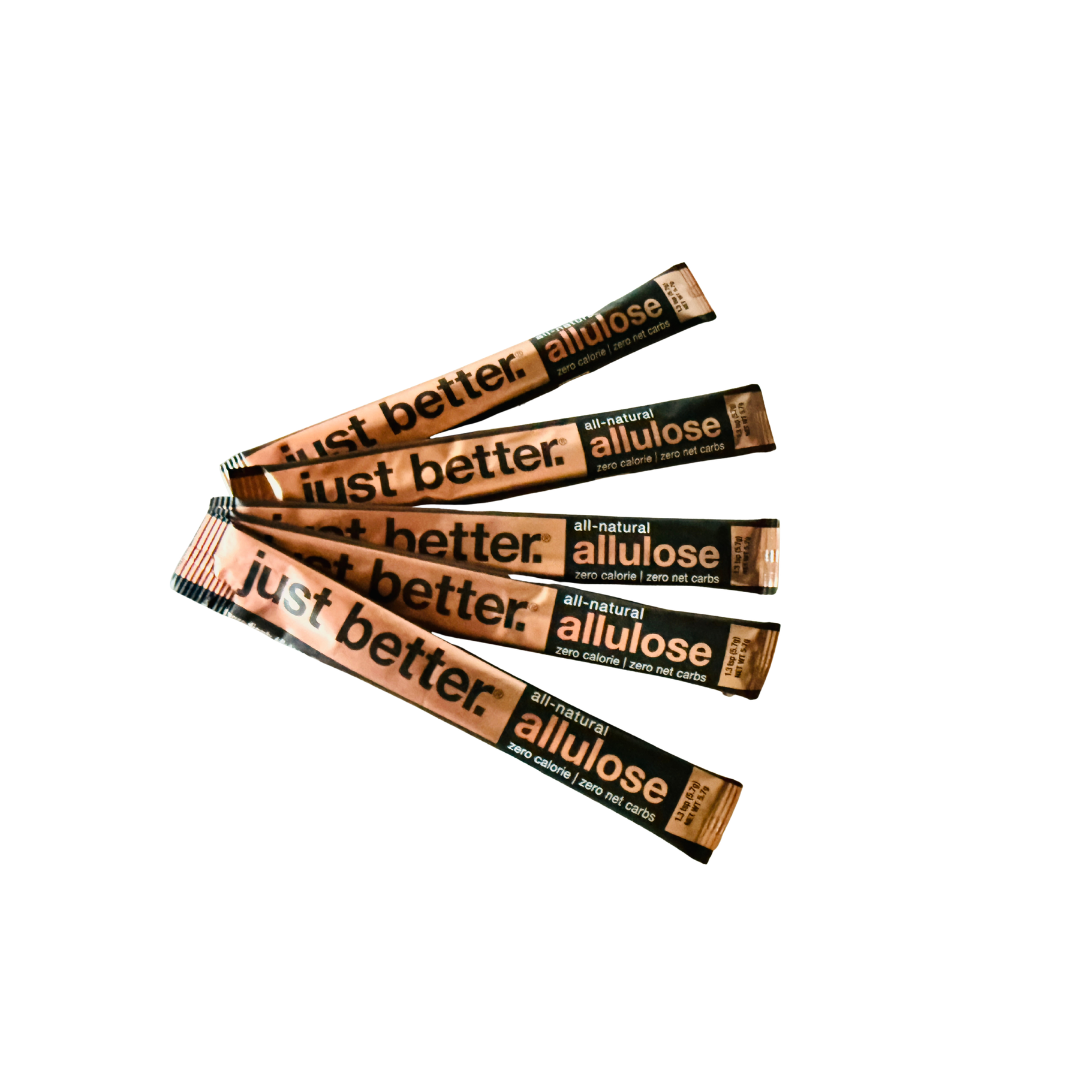 5-count Stick Pack Pouch of just better.® allulose