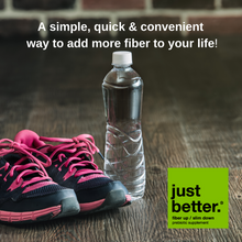 A simple, quick, and convenient way to add more fiber to your life!